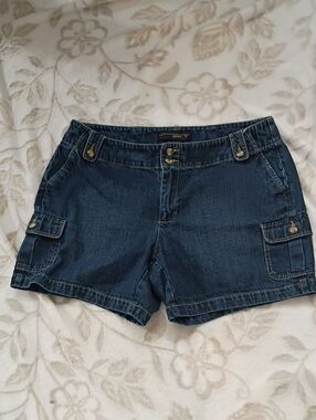 Venezia Indigo Denim Cargo Shorts